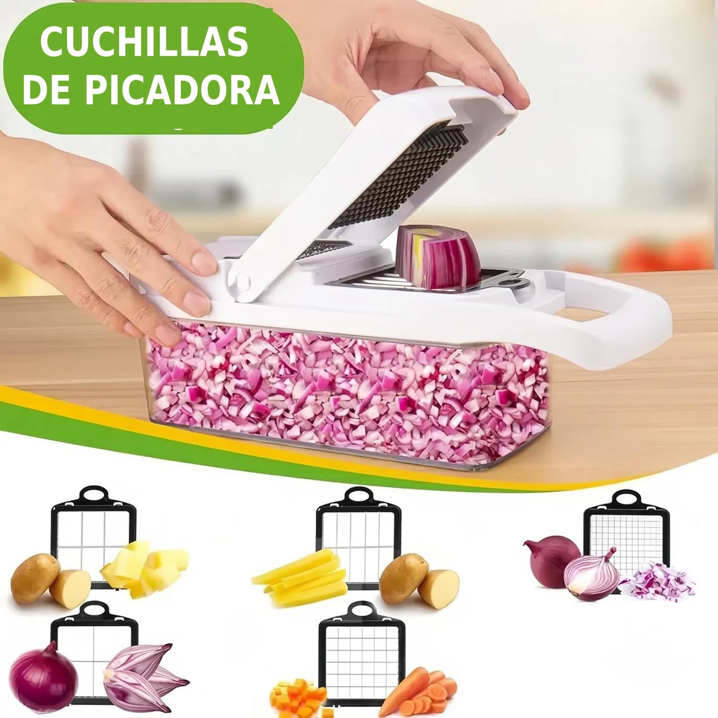 CORTADOR DE VEGETALES MULTIFUNCIONA 22 EN 1