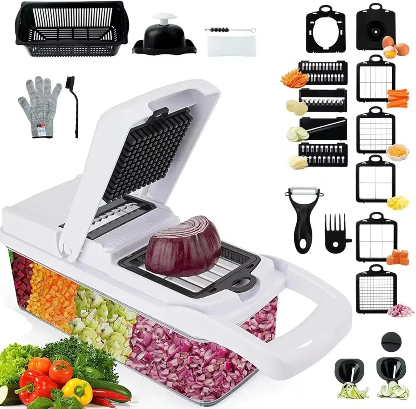 CORTADOR DE VEGETALES MULTIFUNCIONA 22 EN 1