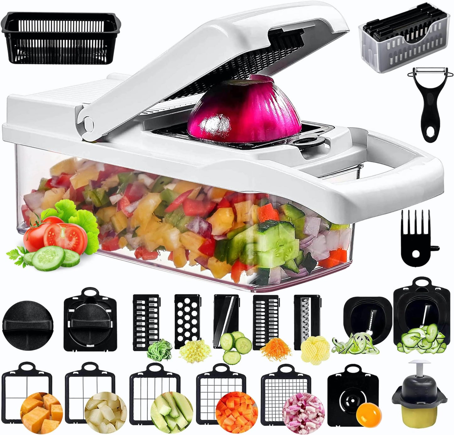 CORTADOR DE VEGETALES MULTIFUNCIONA 22 EN 1