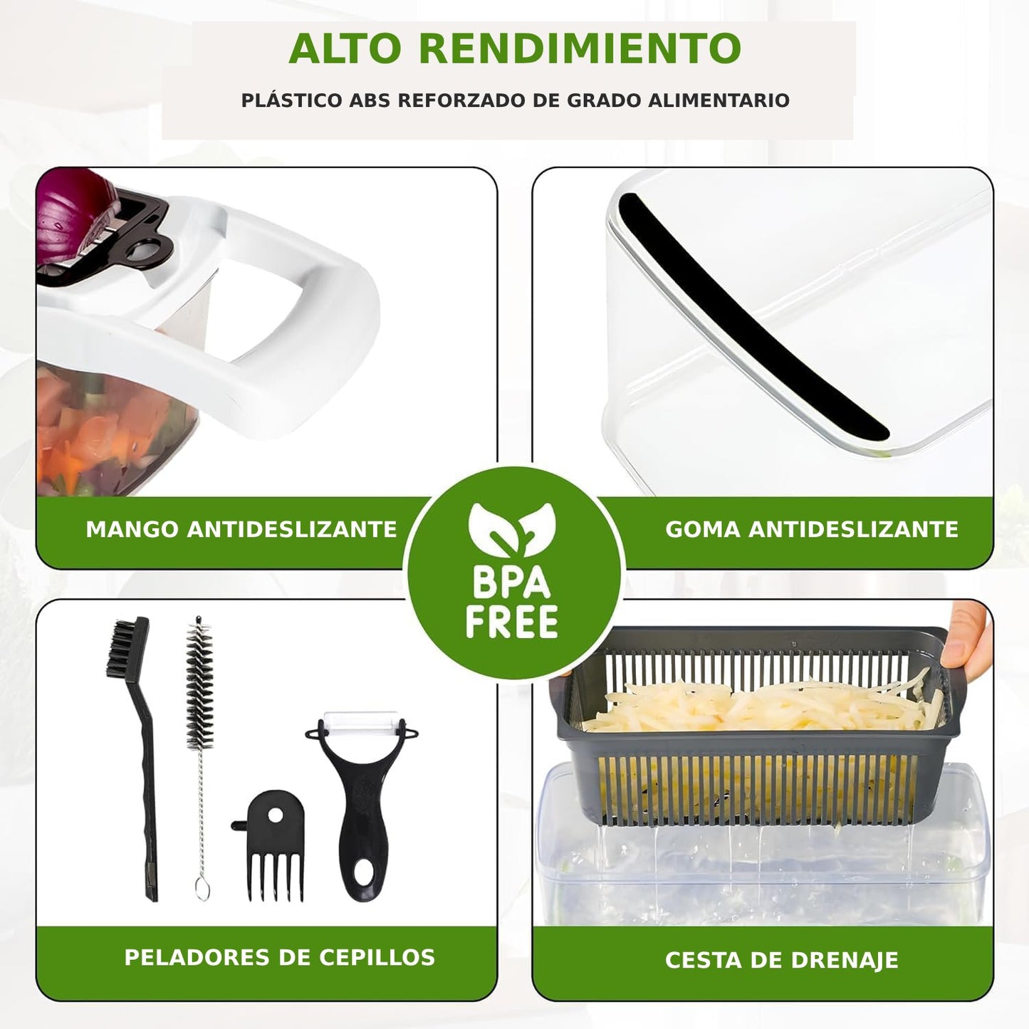 CORTADOR DE VEGETALES MULTIFUNCIONA 22 EN 1
