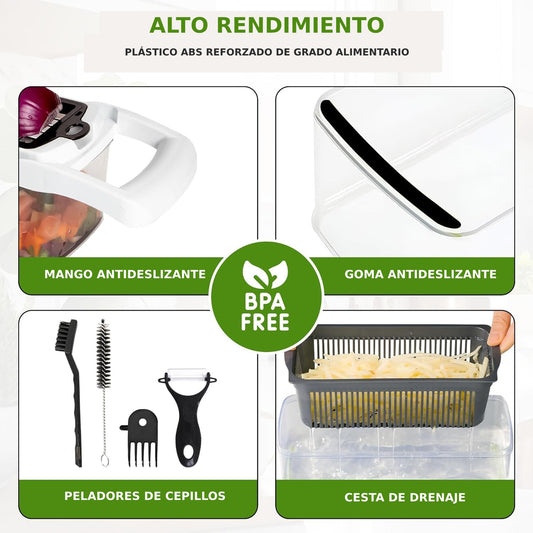 CORTADOR DE VEGETALES MULTIFUNCIONA 22 EN 1