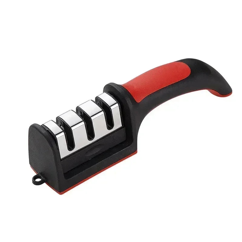 Afilador de Cuchillos de Cocina 3 en 1 con Base Antideslizante